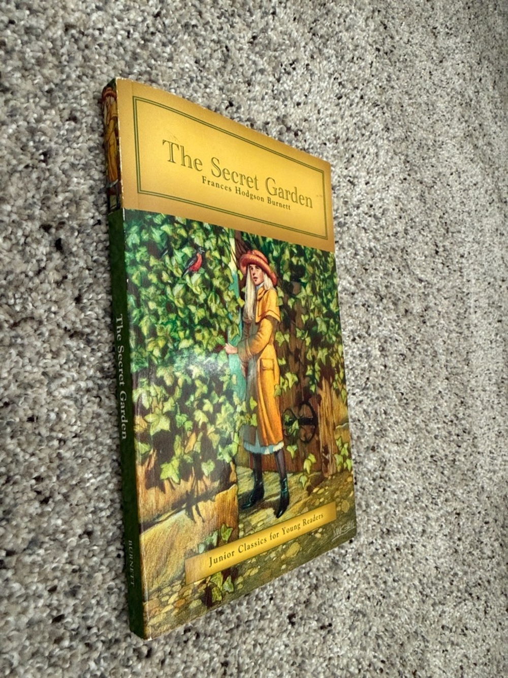 The Secret Garden Classic paperback - Yellow & Green Cover